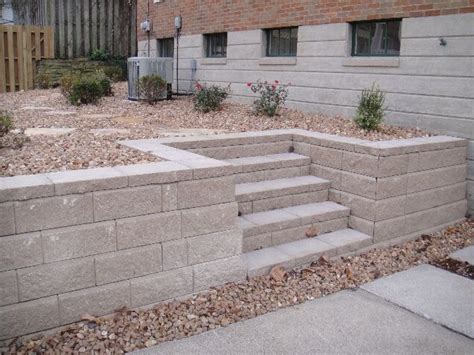 Retaining Wall & Steps | Home ideas in 2019 | Retaining wall steps ...