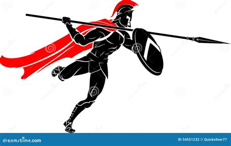 Spartan Attack Action Stock Image | CartoonDealer.com #48582997