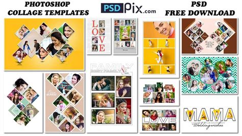 Photoshop Collage Templates PSD Free Download - PSDPIX.COM