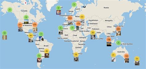 World Map of Coffee