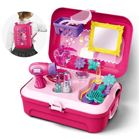 Girls Pretend Play Makeup Set for Children, Kids Make it Up for Little Girls Princess Toys for ...