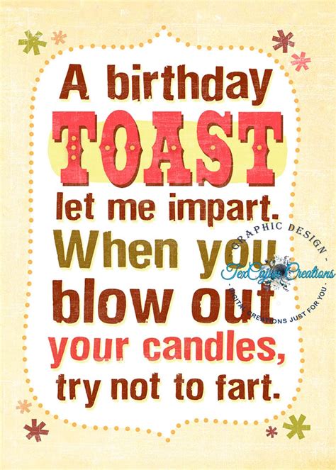 Funny Fart Birthday Card, Birthday Card for Him, Funny Card, Digital Card, Senior Birthday Card ...