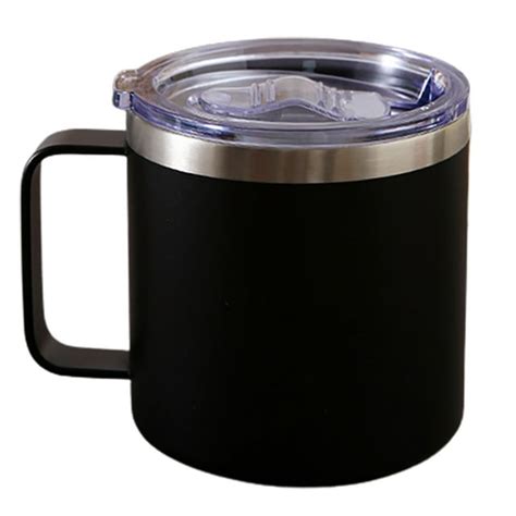 Travelwant 12oz Coffee Mug Vacuum Insulated Camping Mug with Lid Double Wall Stainless Steel ...