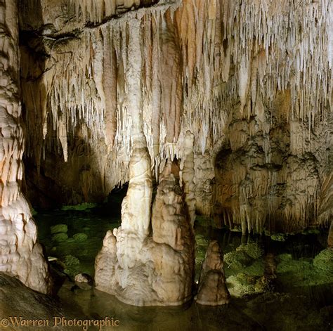 Stalactites and Stalagmites photo WP02175