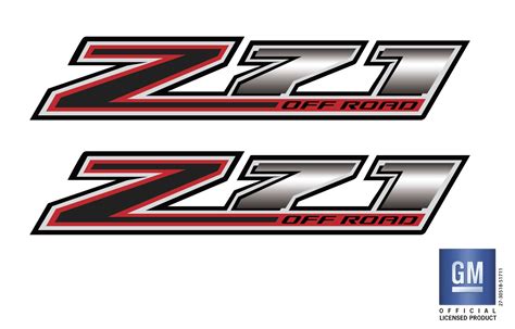 Chevrolet Silverado 2014-2019 Z71 OFF ROAD Bedside Decals Set GM ...