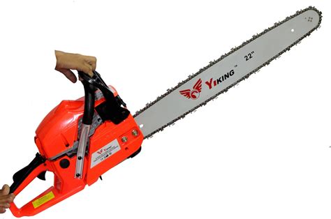 Digital Craft Professional Wood Cutter Saw Gasoline Fuel 58CC Chainsaw, Heavy Duty Chainsaw with ...