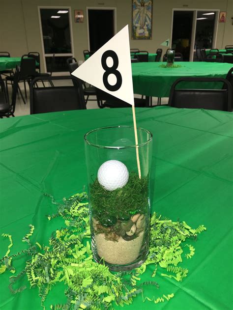 Golf themed party table decorations | Golf theme party, Golf party ...