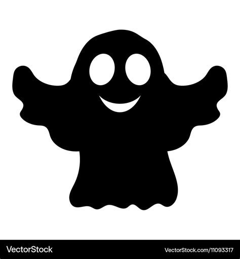 Halloween Ghost Silhouette Svg