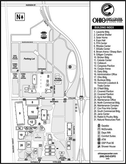 Ohio Expo Center Map - Zoning Map