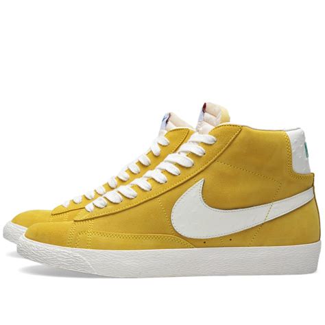 Nike Blazer Mid PRM VNTG QS 'Rainbow' Tour Yellow | END. (US)