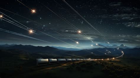 Starlink Satellites: A Train of Lights in the Night Sky