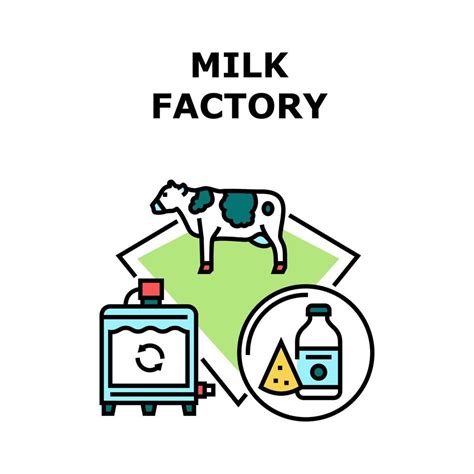 Milk Factory Vector Concept Color Illustration 9947320 Vector Art at Vecteezy