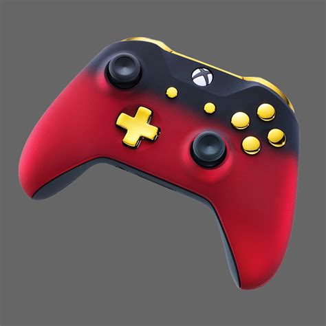 Xbox One Controller // Red Shadow + Gold - Custom Controllers - Touch of Modern