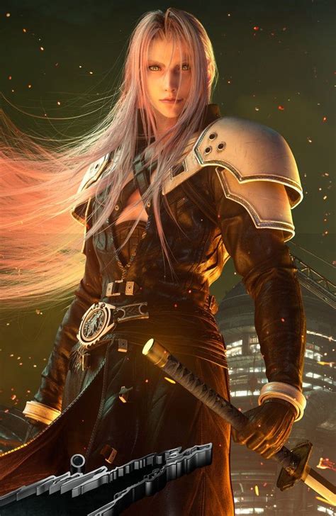 Sephiroth FF7R Shoulder Armor Pattern Template Perfect for Final Fantasy 7 Remake Cosplay and ...