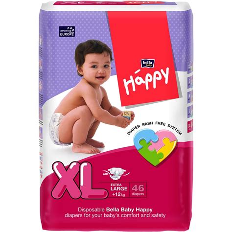 Buy BELLA BABY HAPPY EXTRA LARGE DIAPERS 46 Online & Get Upto 60% OFF ...