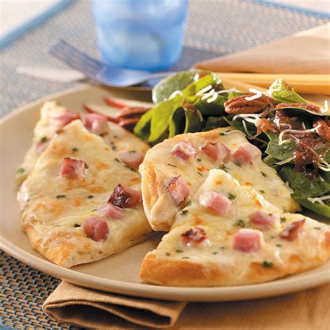 Ham 'n' Cheese Pizzas Recipe | Taste of Home