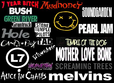 Grunge Bands by JoaoMordecaiMapper on DeviantArt