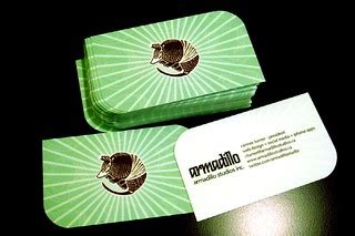 Armadillo Business Cards 2010 | New business cards just in t… | Flickr