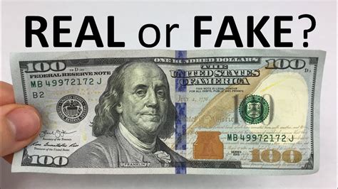 How To Identify A Fake 100 Dollar Bill