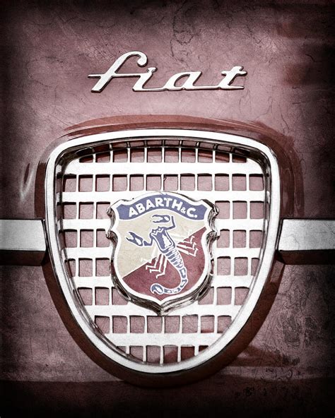 Fiat Emblem Photograph by Jill Reger