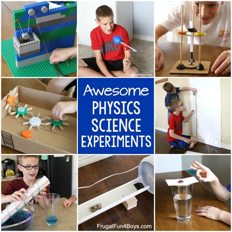 Physics Science Experiments for Elementary Aged Kids - Frugal Fun For Boys and Girls