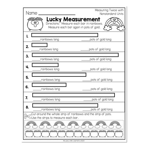 2nd Grade Math Worksheets - Measurement- Measuring Twice with ...