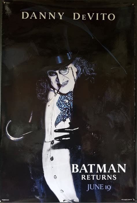 Batman Returns-A Original Vintage Teaser Poster for Tim | Etsy in 2020 | Movie posters vintage ...