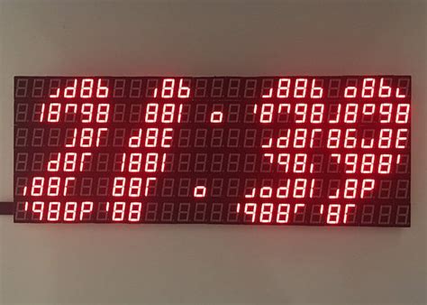 Diy Mini 7 Segment Display Clock