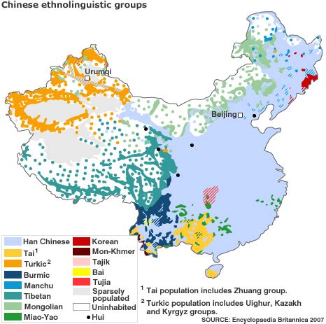 BBC NEWS | Asia-Pacific | China's main ethnic minorities