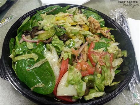 Subway Salad | Happy Being Healthy