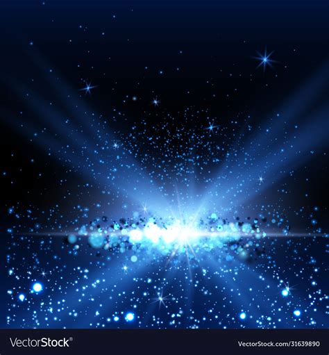 Blue spotlight background Royalty Free Vector Image