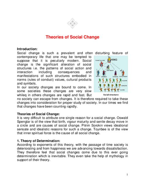 (PDF) Theories of Social Change | Rain Aditya - Academia.edu