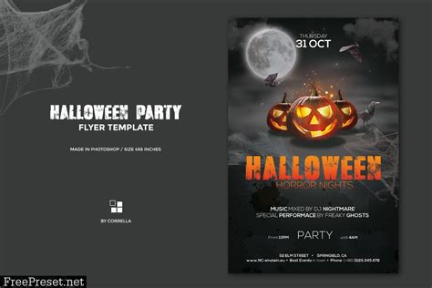 Halloween Party Flyer 4096445