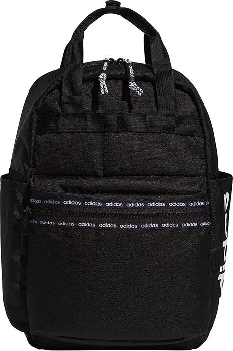 adidas Women's Essentials Backpack, Black/White, One Size $23