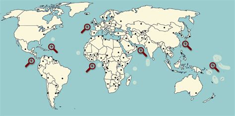 Map Of World And Capitals - Draw A Topographic Map