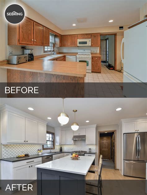 Justin & Carina’s Kitchen Before & After Pictures | Home Remodeling Contractors | Sebring Design ...