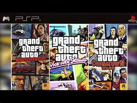 Grand Theft Auto Games for PSP - YouTube