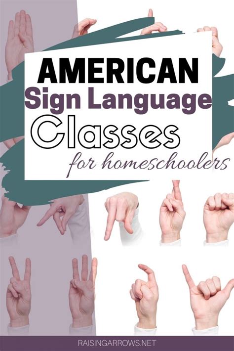 American Sign Language Classes for Homeschoolers