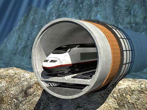 World’s Longest Undersea Rail Tunnel Hits First Obstacle - Bloomberg