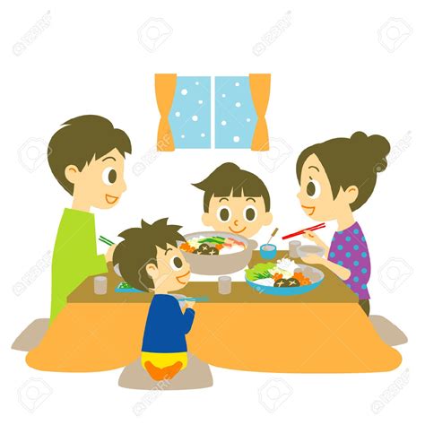 Eating Dinner Clipart | Free download on ClipArtMag