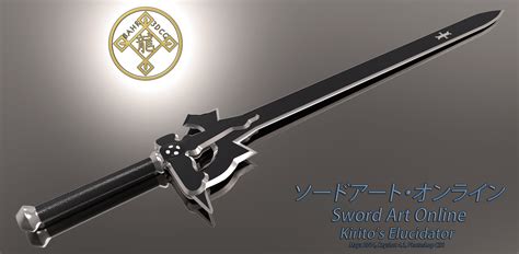 Sword Art Online: Kirito's Elucidator 02 by Bahr3DCG on DeviantArt