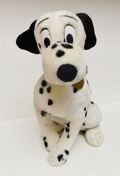 Vintage Disney Park 101 Dalmatians PONGO Dog Plush Stuffed Toy 15" Neck Tush Tag #Disney ...