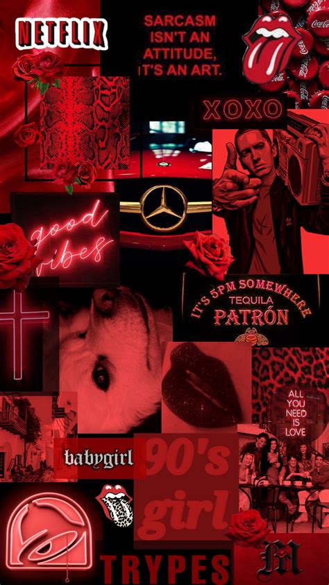 Red Aesthetic | Edgy wallpaper, Red aesthetic, Pretty wallpapers tumblr