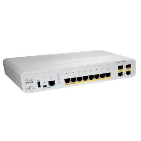 Cisco Catalyst 2960-C (WS-C2960C-8PC-L) 8-port 10/100 Ethernet ports ...