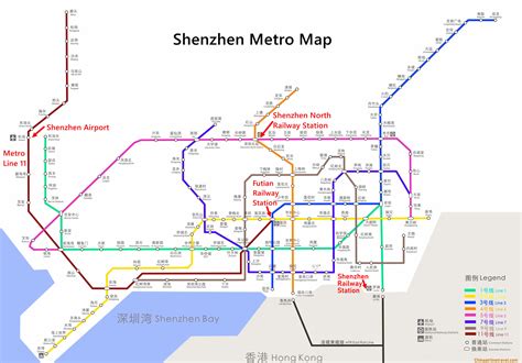 Shenzhen Metro Map, Map of Shenzhen Subway