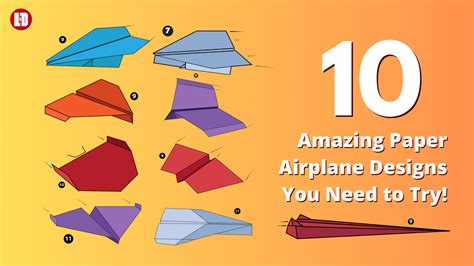 10 Amazing Paper Airplane Designs You Need to Try | Liftndrift