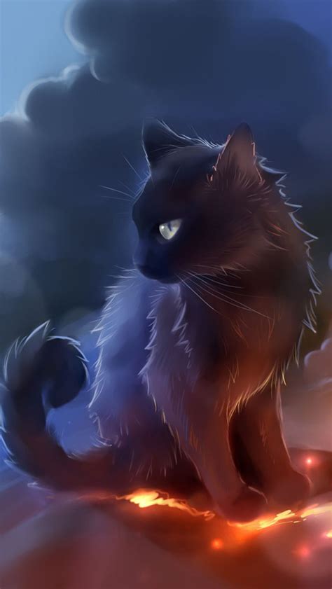 🔥 [40+] Cute Anime Cat Wallpapers | WallpaperSafari