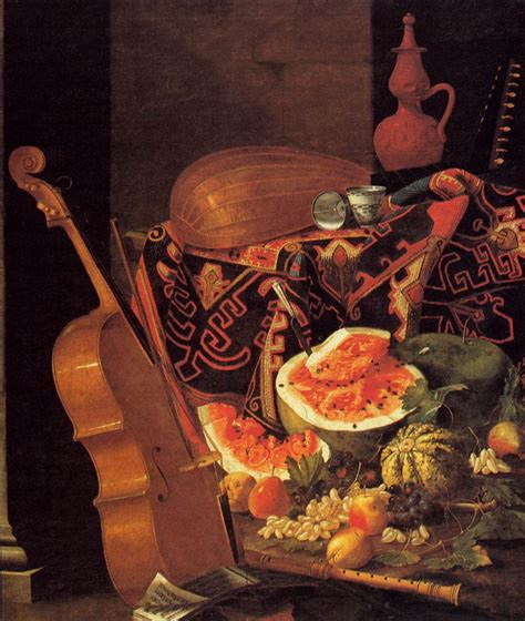 File:Munari, Cristoforo - Still-Life with Musical Instruments and Fruit - Galleria Palatina.jpg ...