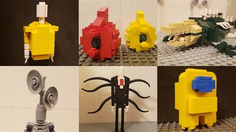 All LEGO SCP Characters | SCP Creepy Facility 2