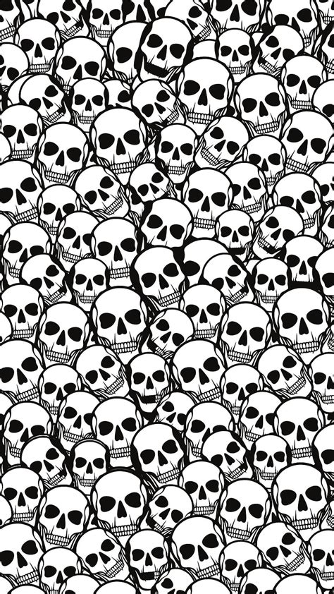 Skull Pattern Wallpaper